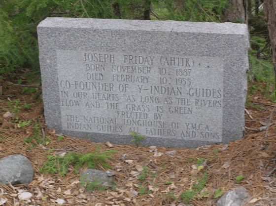 Photo of Joe Friday's Grave